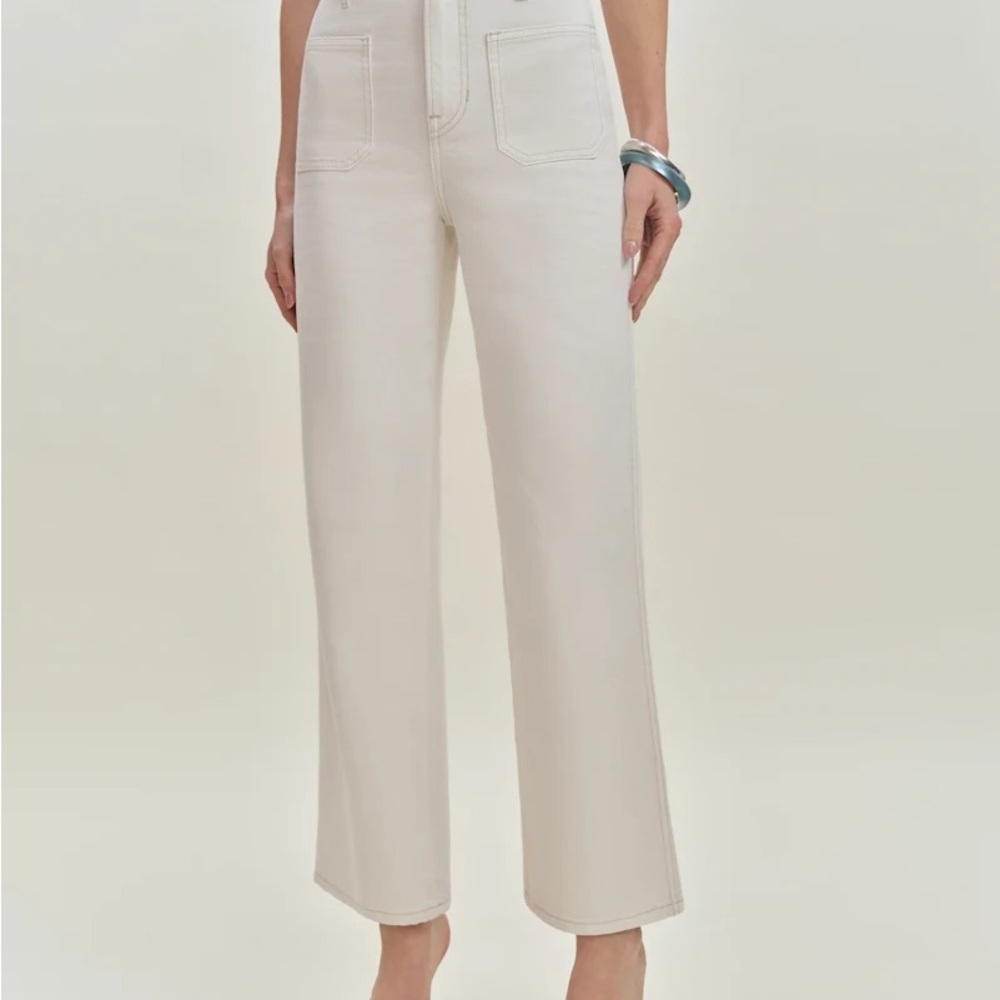Reformation Alyssa Stretch High Rise Wide Leg Jeans
